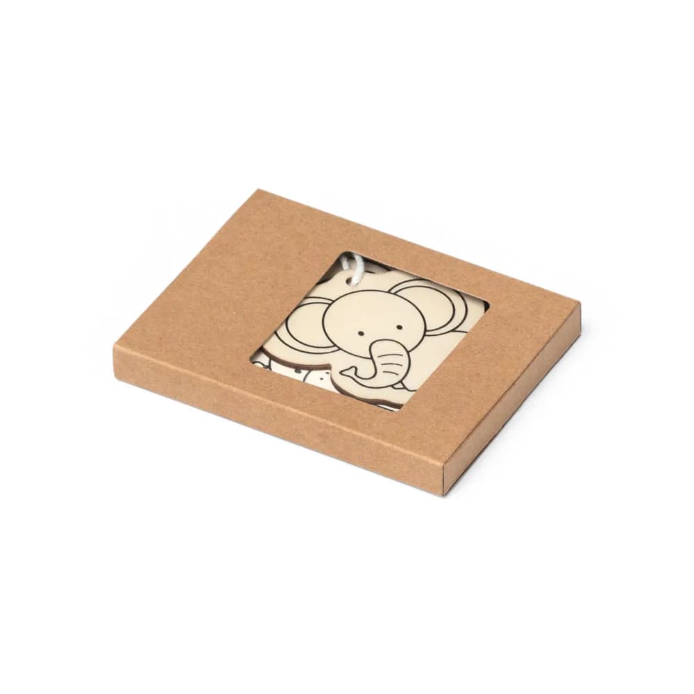 Malset für Kinder aus Holz - FAUNE - Natur