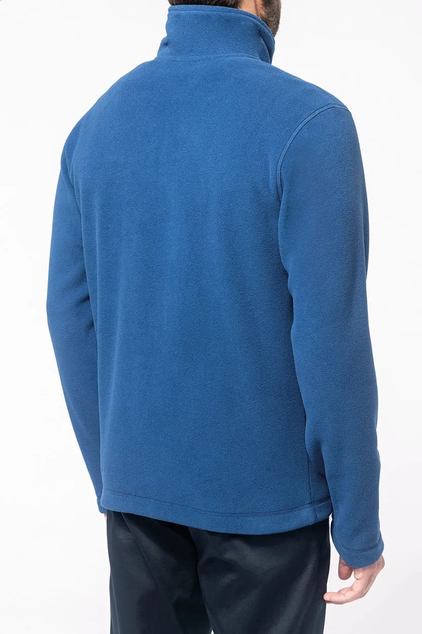 Fleecejacke mit durchgehendem Reißverschluss - KA911 - blau (-06)