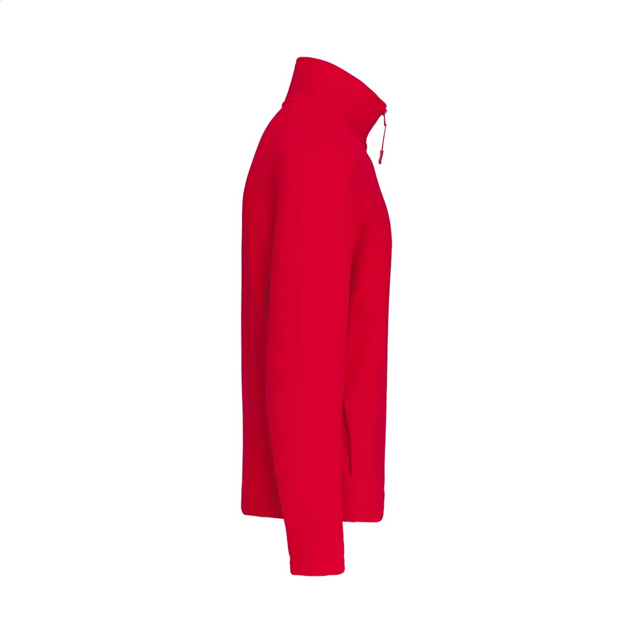 kurze Fleecejacke mit Reißverschluss - KA912 - rot (-05)