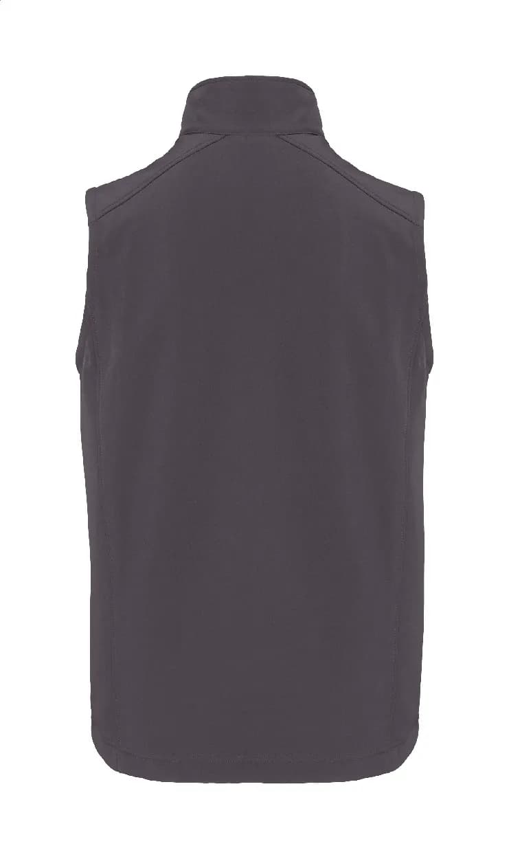 Doppellagige Softshellweste - KA423 - dunkelgrau (-80)