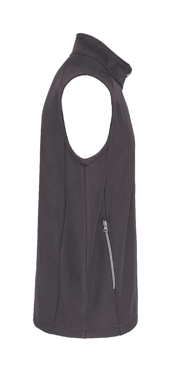 Doppellagige Softshellweste - KA423 - dunkelgrau (-80)