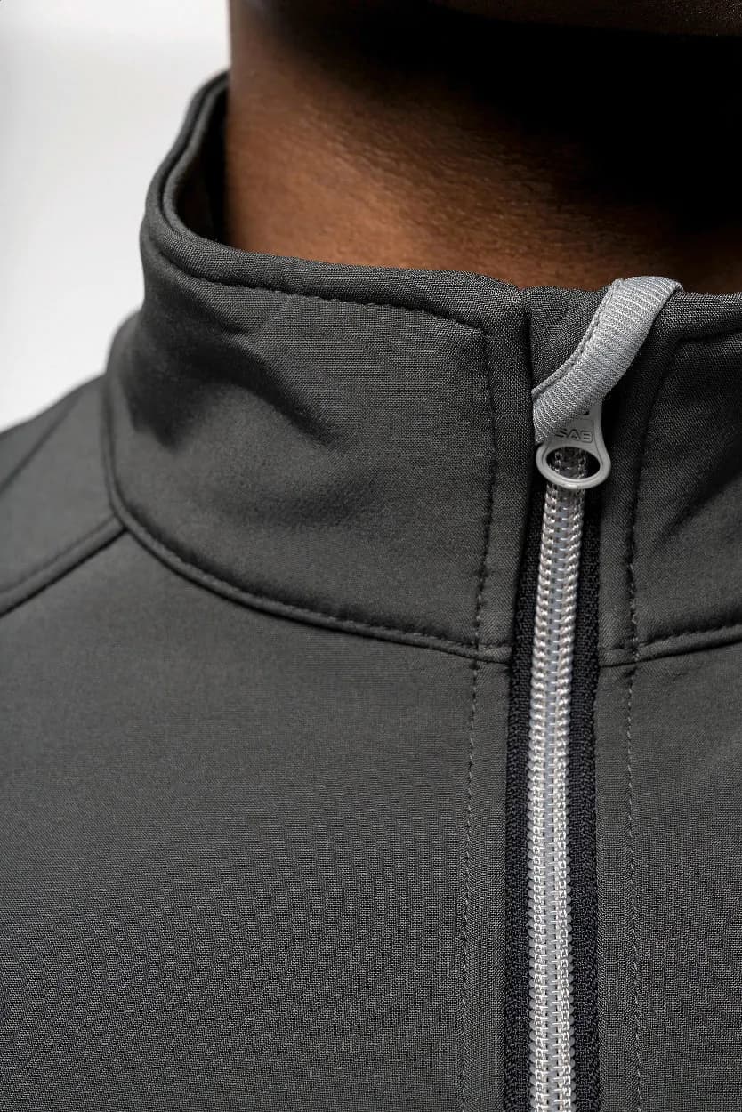 Doppellagige Softshellweste - KA423 - dunkelgrau (-80)