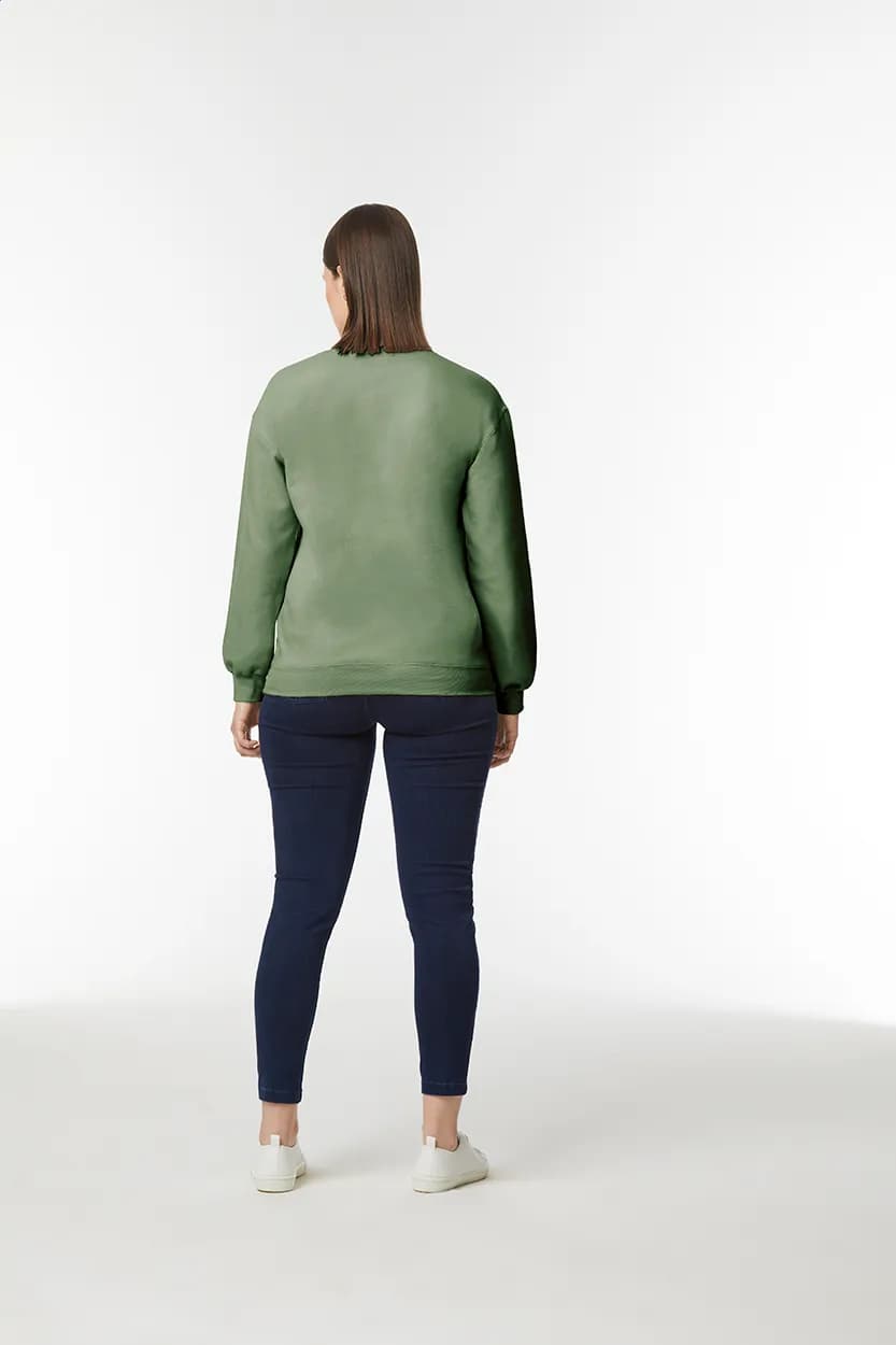Rundhals-Sweatshirt - GISF000 - khaki (-95)