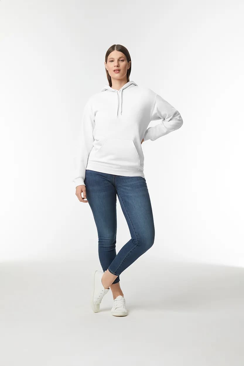 Kapuzensweatshirt - GISF500 - weiß (-01)