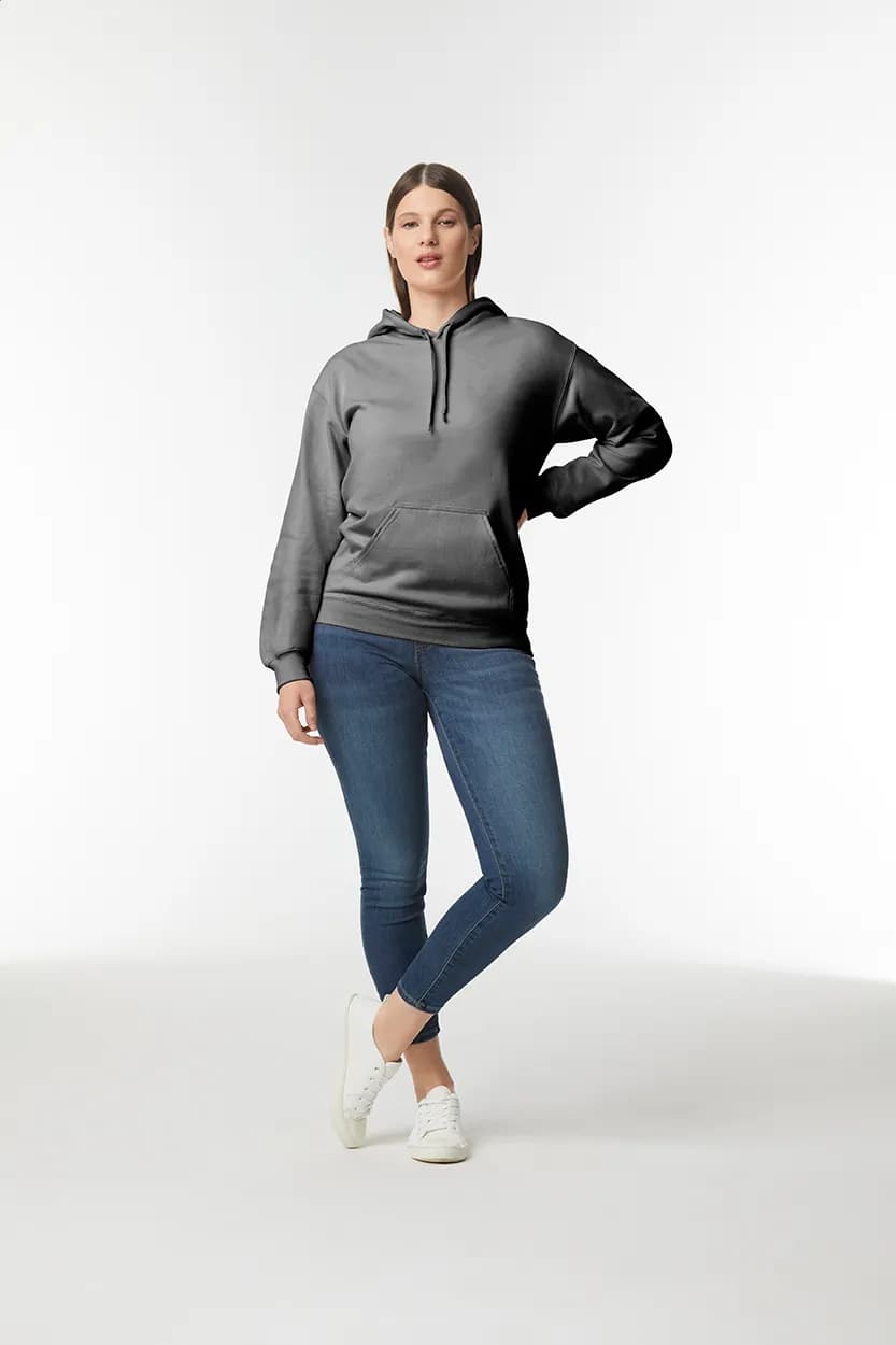 Kapuzensweatshirt - GISF500 - dunkelgrau (-80)