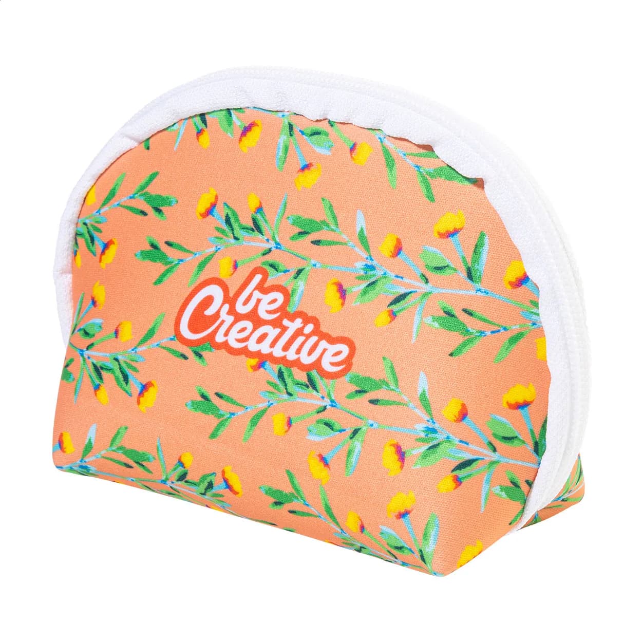 Individuelle RPET-Kosmetiktasche - CreaBeauty Soft S - weiß (-01)