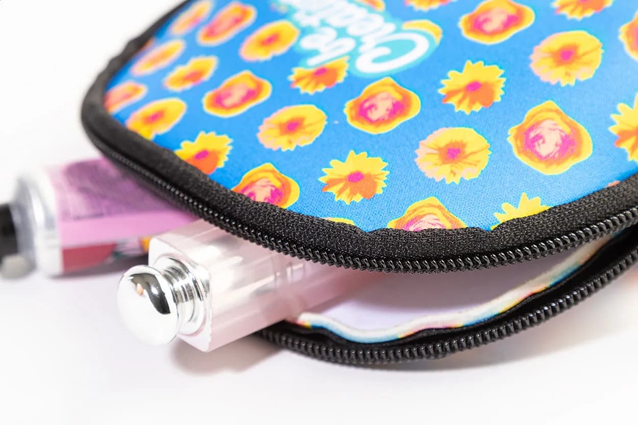 Individuelle RPET-Kosmetiktasche - CreaBeauty Soft S - schwarz (-10)