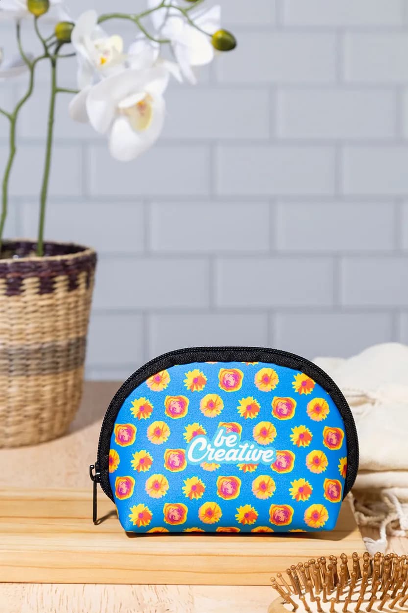 Individuelle RPET-Kosmetiktasche - CreaBeauty Soft S - schwarz (-10)