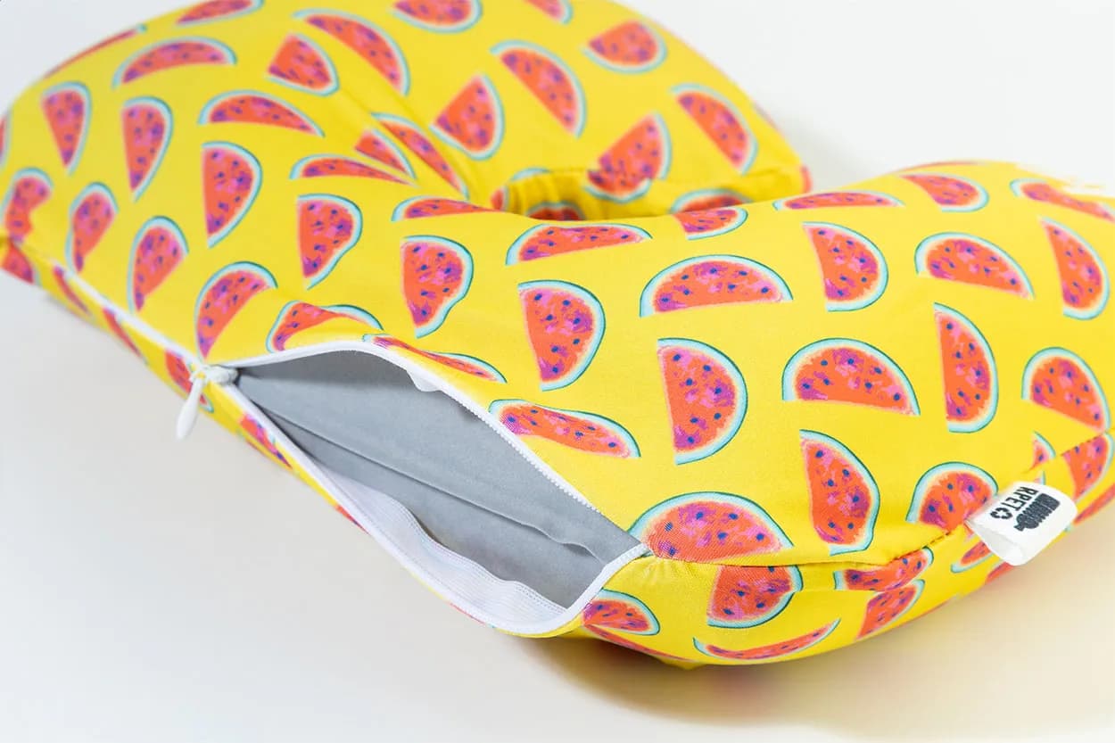 Individuelles Reisekissen - CreaNap - weiß