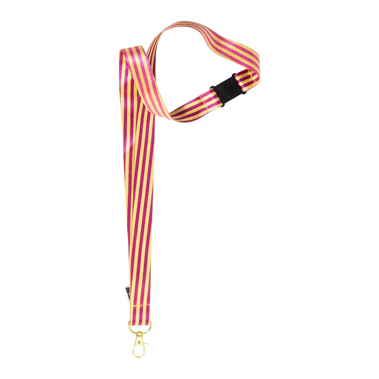 Individuelles Sublimationslanyard - Subyard Shine Safe - gold (-98)