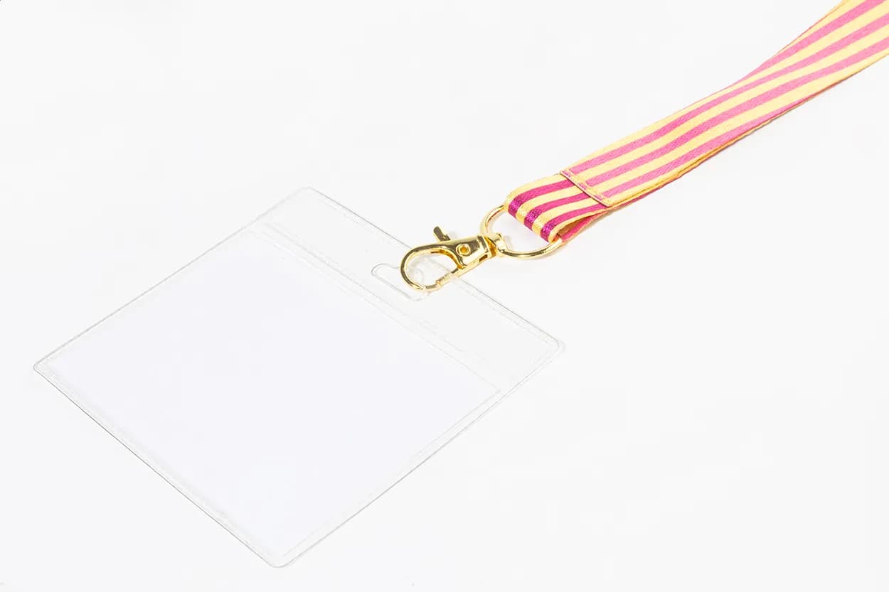 Individuelles Sublimationslanyard - Subyard Shine Safe - gold (-98)