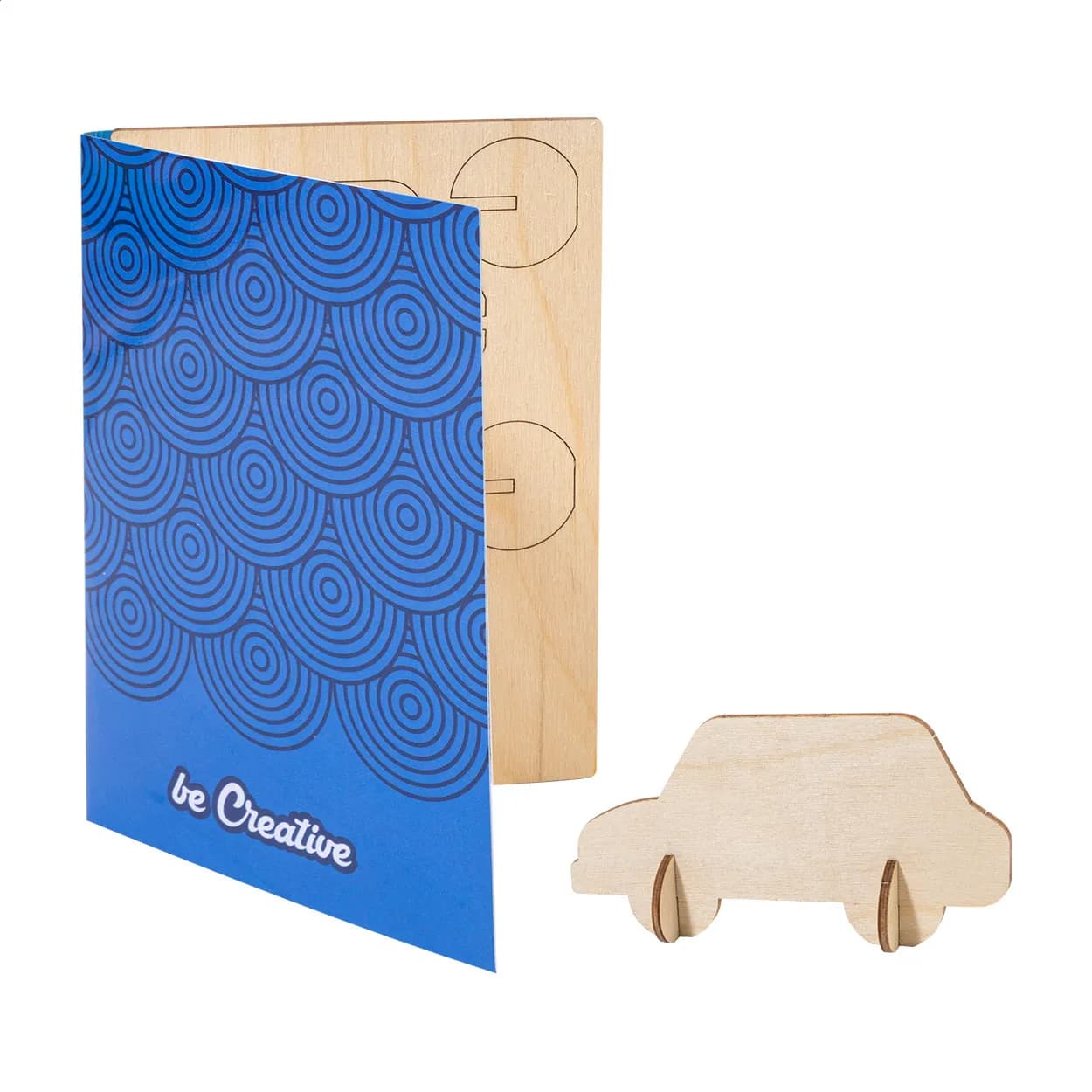 individuelle Puzzle-Postkarte, Haus - SendCraft - weiß (-C)