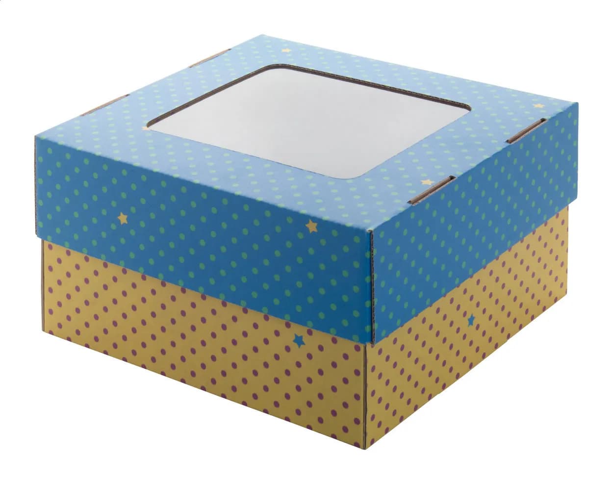 Geschenkbox - CreaBox Gift Box Window S - weiß (-01)