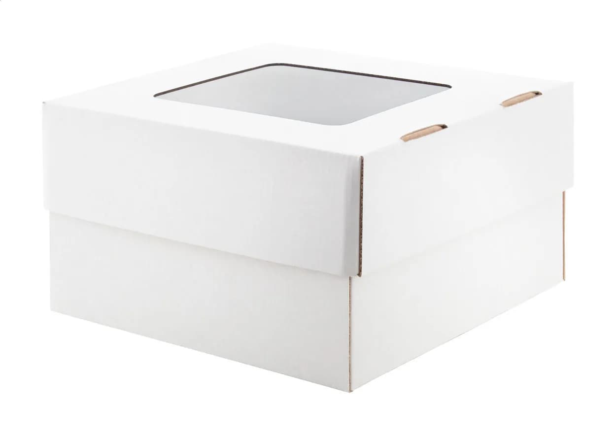 Geschenkbox - CreaBox Gift Box Window S - weiß (-01)
