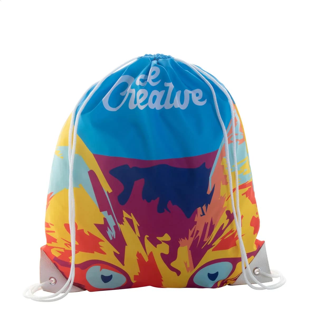 Individueller Turnbeutel - CreaDraw Plus - weiß (-01)