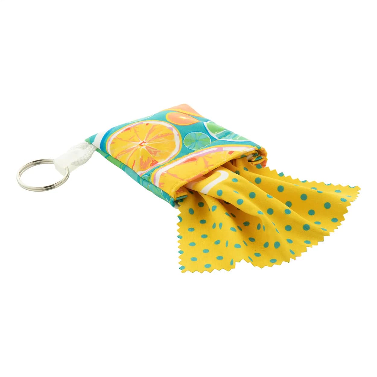 Individuelles Brillenputztuch - Dioptry Carry - weiß