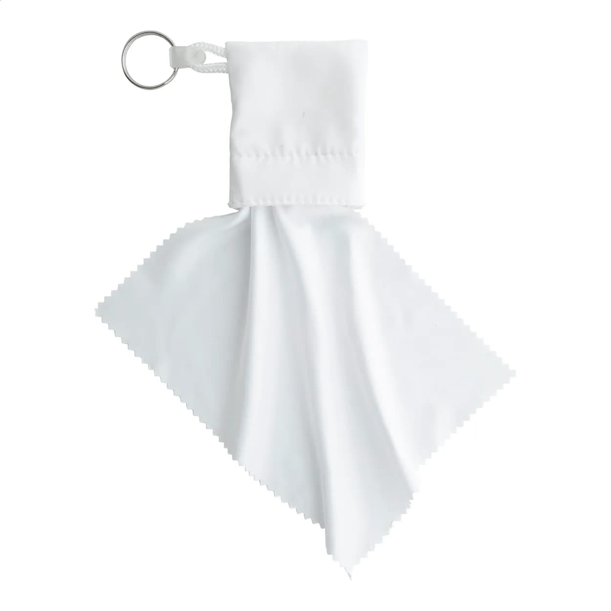 Individuelles Brillenputztuch - Dioptry Carry - weiß