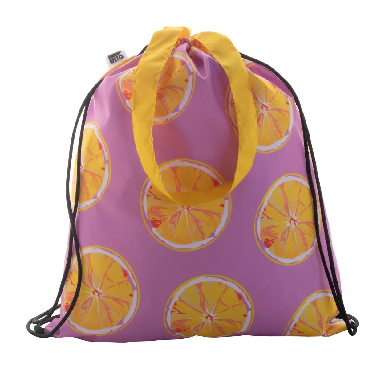 Individueller Turnbeutel - CreaDraw Shop RPET - schwarz (-10)