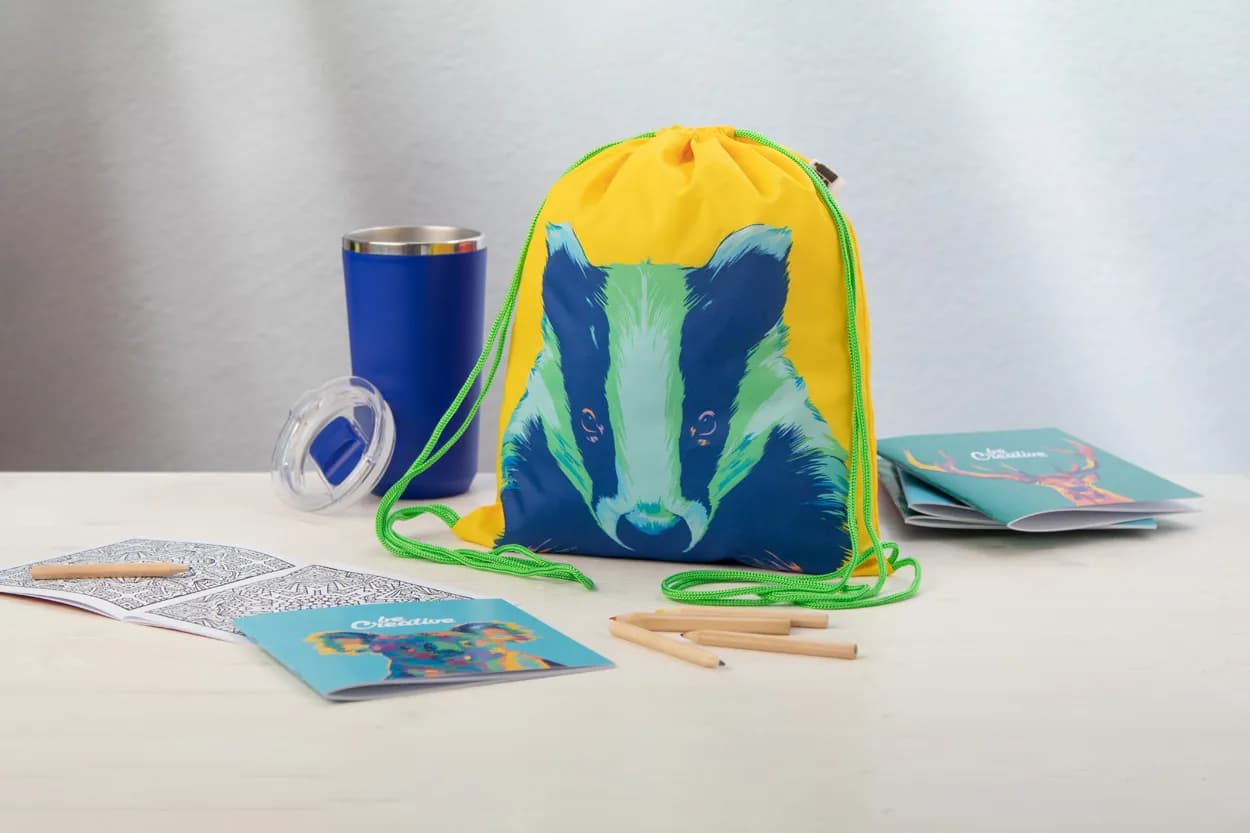 Individueller Turnbeutel - CreaDraw Kids RPET - grün (-07)