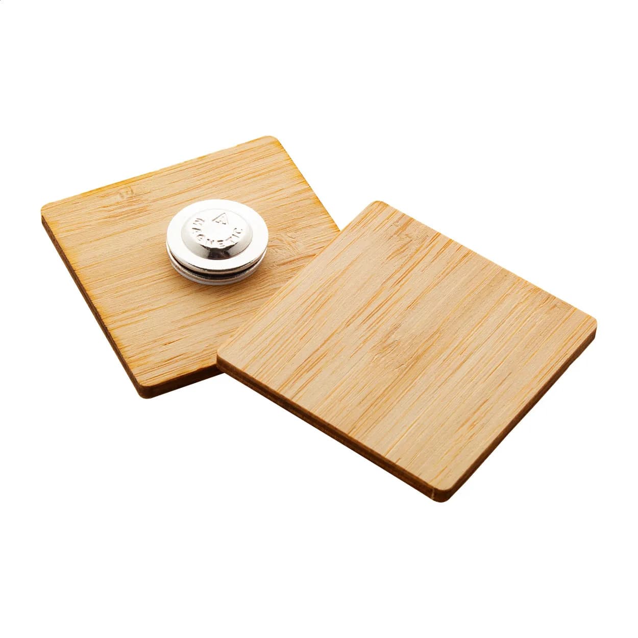 Bambus-Anstecker - BooBadge - natur (-C)