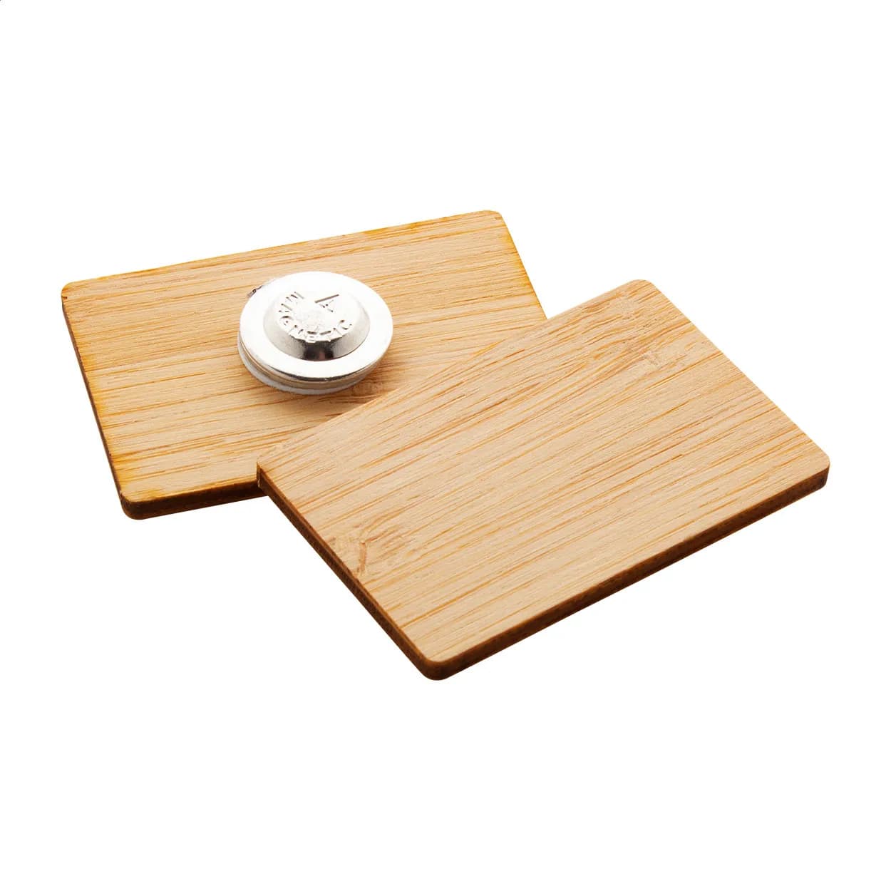 Bambus-Anstecker - BooBadge - natur (-D)