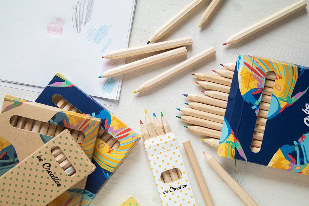 Individuelles Buntstifte-Set (4 Stk.) - Penxil 4 Eco - natur