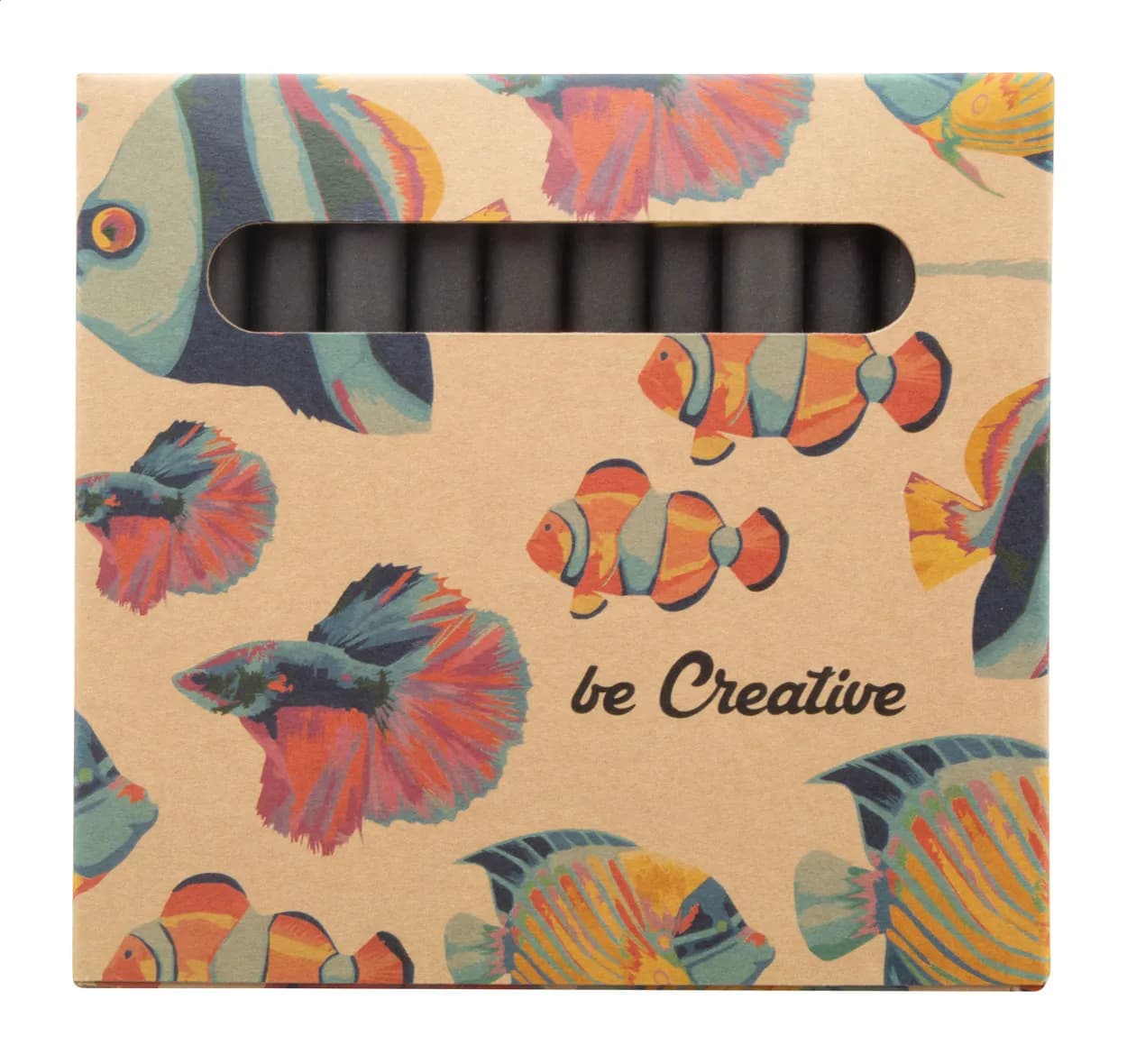 Individuelles Wachsmalstifte-Set (12 Stk.) - Craxon 12 Eco - natur