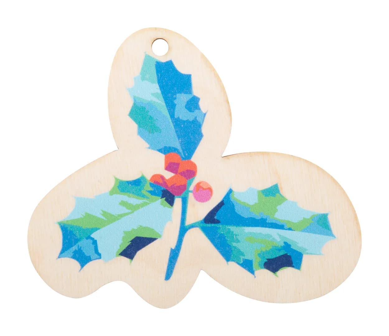 Individueller Weihnachtsbaumschmuck - CreaJul Wood - rot (-05)