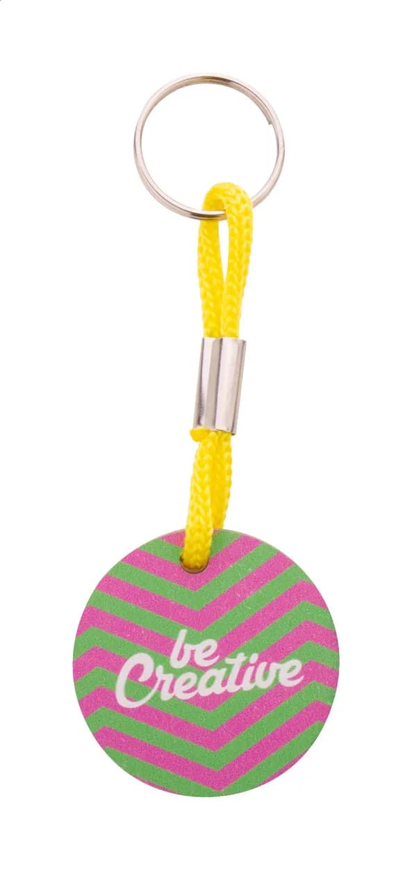 Individueller Schlüsselanhänger - Woody Plus A - gelb (-02)