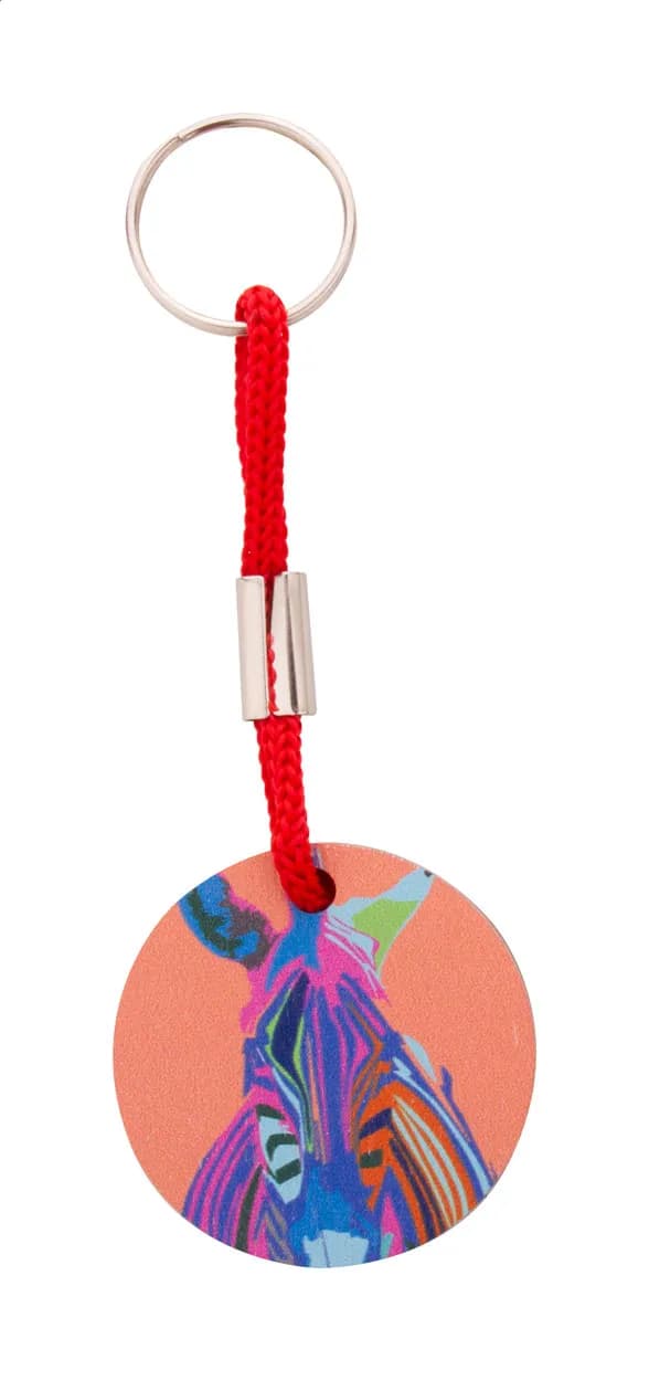 Individueller Schlüsselanhänger - Woody Plus A - rot (-05)