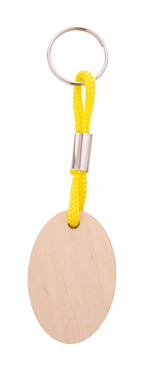 Individueller Schlüsselanhänger - Woody Plus B - gelb (-02)