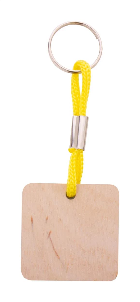 Individueller Schlüsselanhänger - Woody Plus C - gelb (-02)