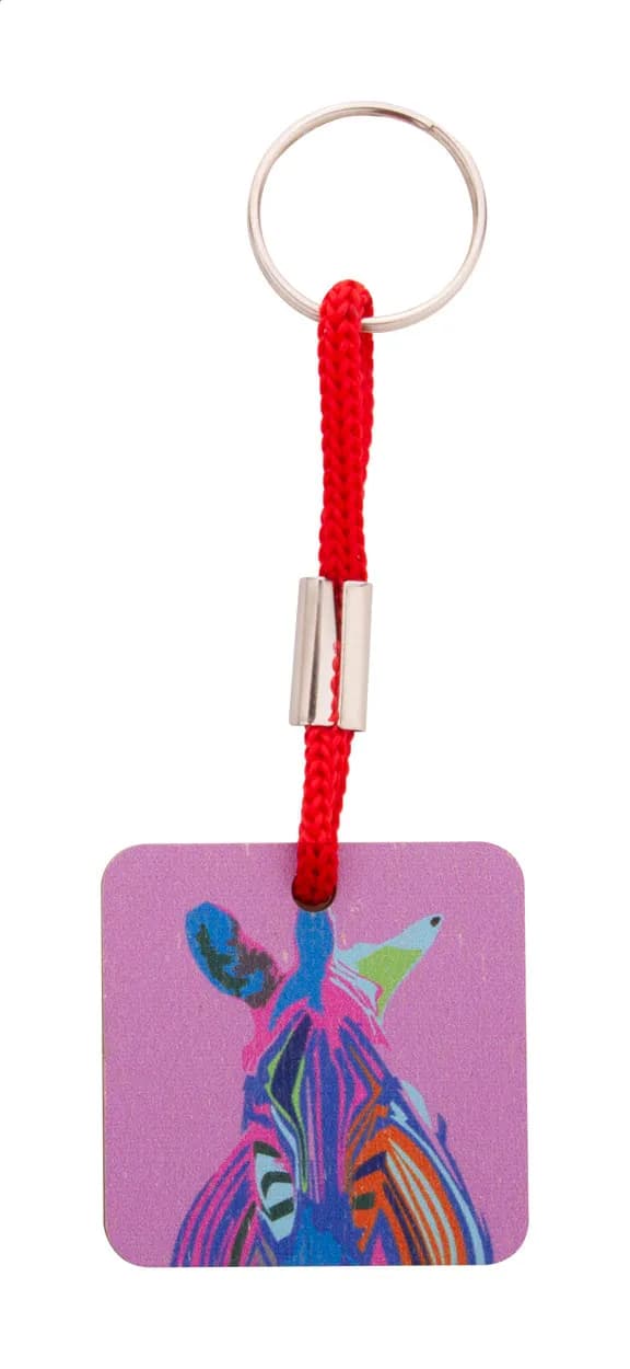 Individueller Schlüsselanhänger - Woody Plus C - rot (-05)