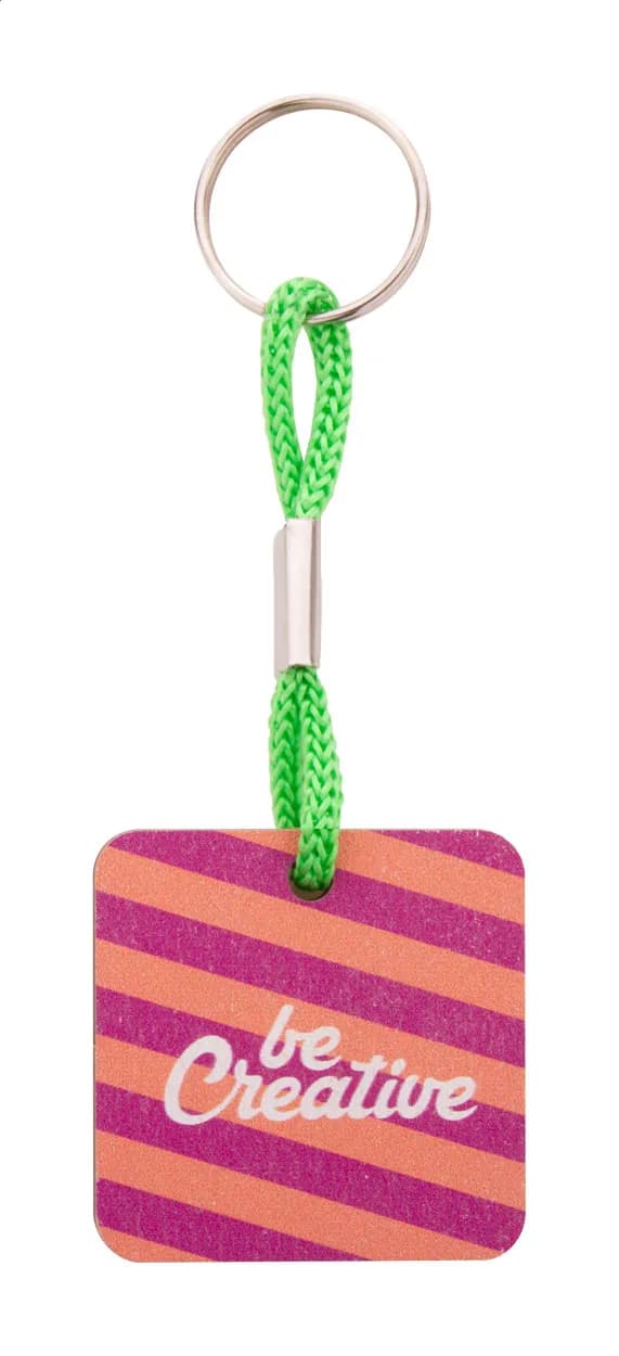 Individueller Schlüsselanhänger - Woody Plus C - grün (-07)