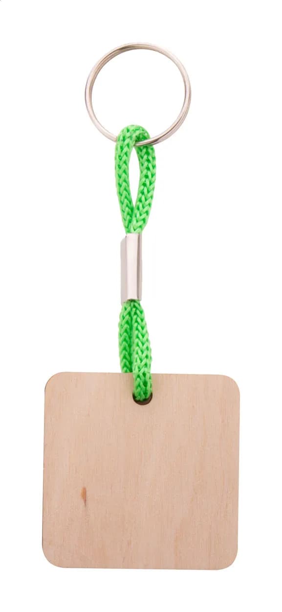 Individueller Schlüsselanhänger - Woody Plus C - grün (-07)