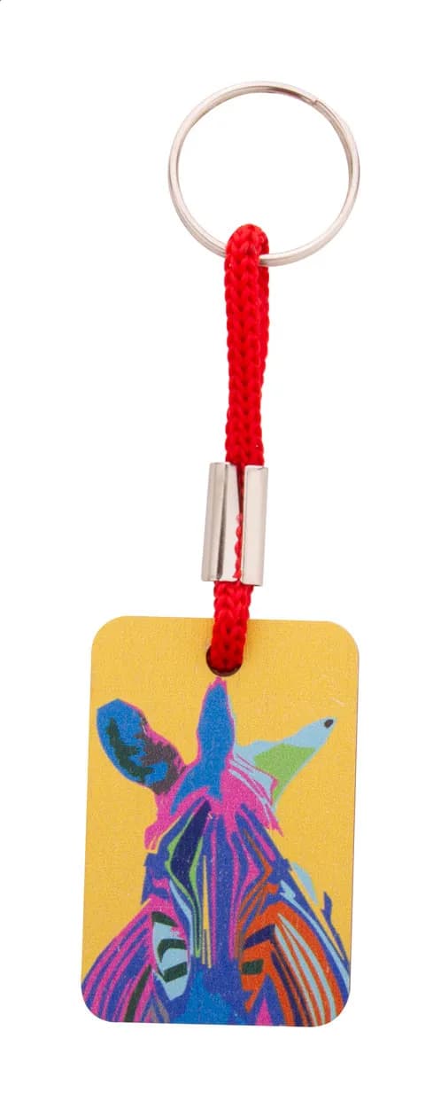 Individueller Schlüsselanhänger - Woody Plus D - rot (-05)