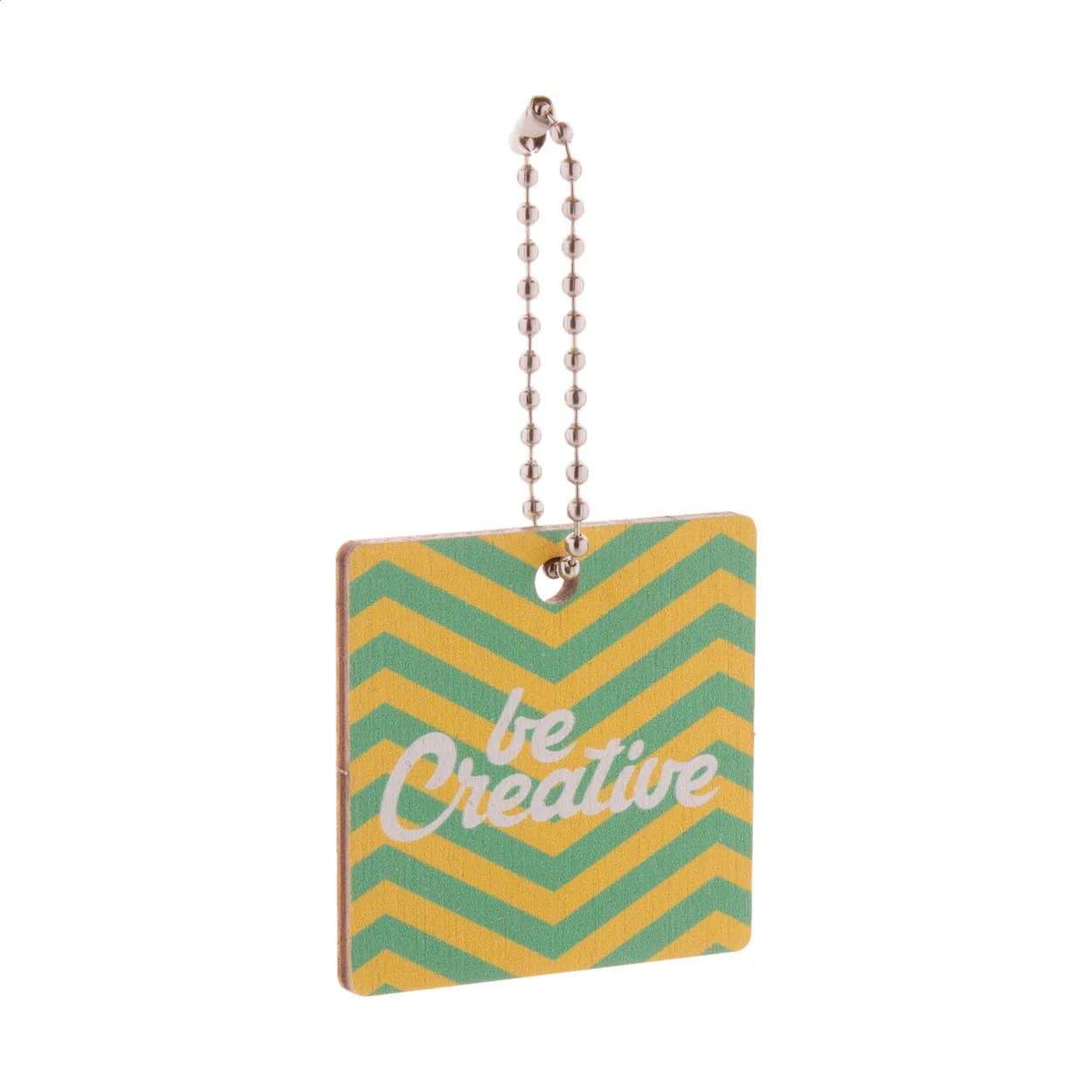 Schlüsselanhänger in Sonderform - CreaFob Wood - natur