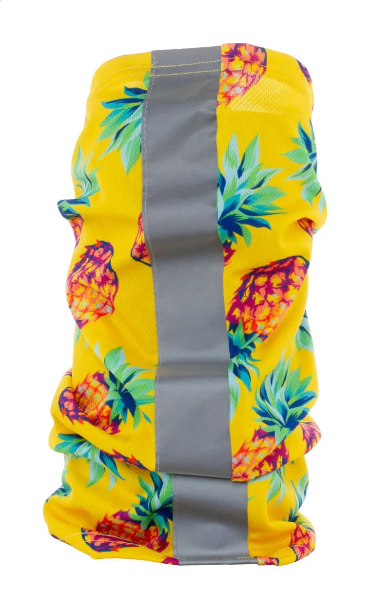 Individueller Mehrzweckschal - CreaScarf Reflect - weiß