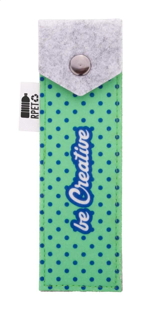 Kugelschreiberetui - CreaFelt Pen B - weiß