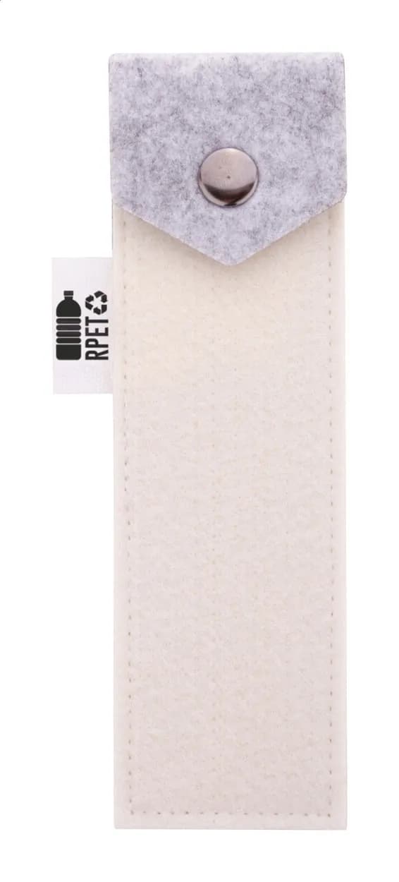 Kugelschreiberetui - CreaFelt Pen B - weiß