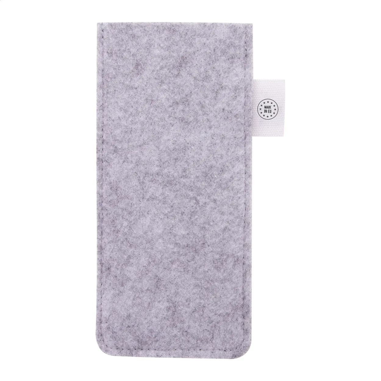 Individuelles RPET Sonnenbrillenetui - CreaFelt Sun - weiß