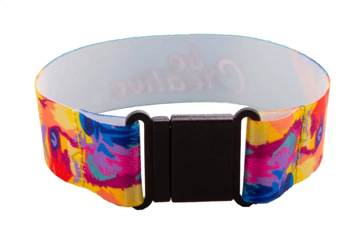 individuelles Armband - Mojo RPET - weiß (-L)