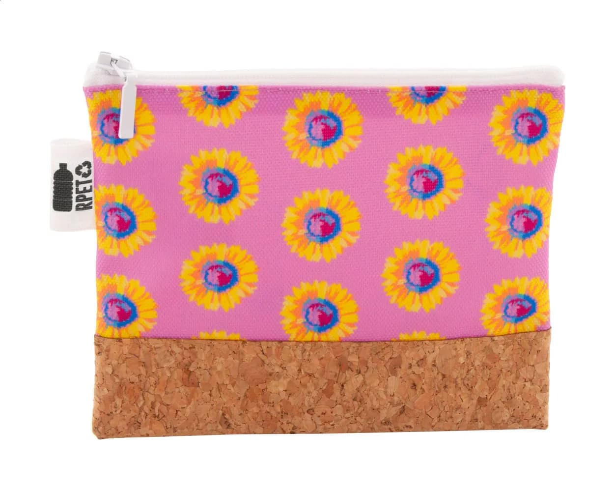 Individuelle Kosmetiktasche - CreaBeauty Cork S RPET - weiß (-01)