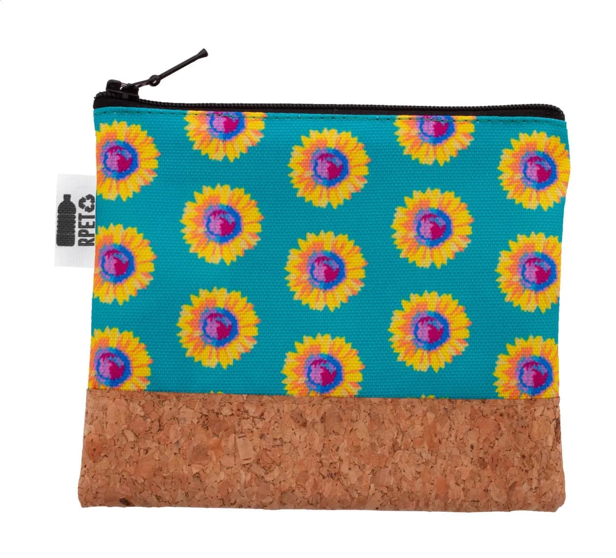 Individuelle Kosmetiktasche - CreaBeauty Cork S RPET - schwarz (-10)