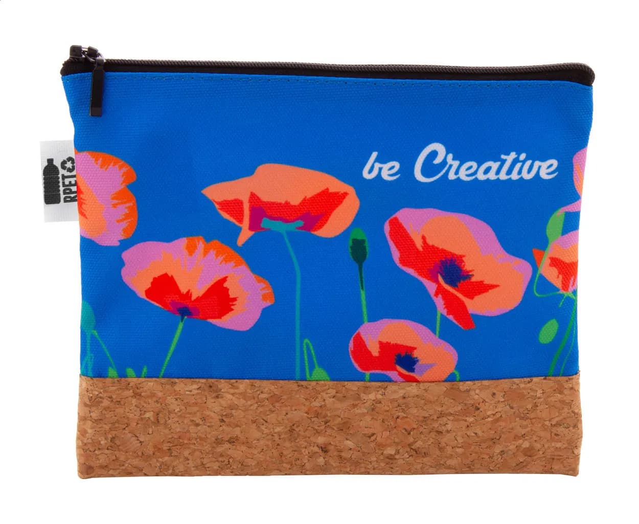 Individuelle Kosmetiktasche - CreaBeauty Cork M RPET - schwarz (-10)