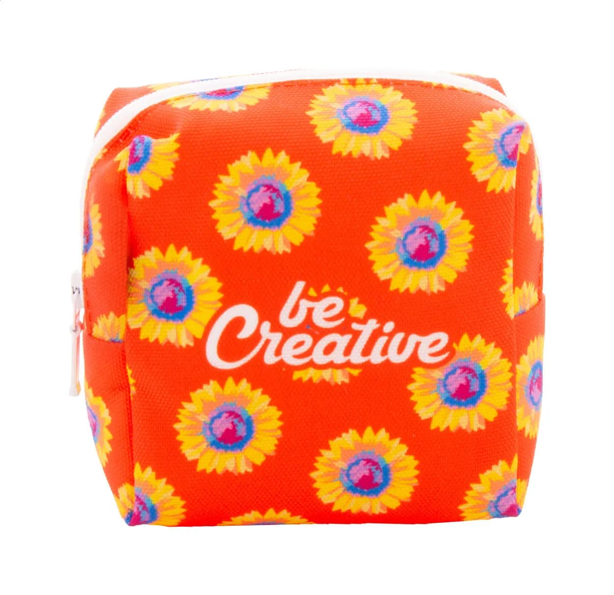 Individuelle Kosmetiktasche - CreaBeauty Square S - weiß (-01)