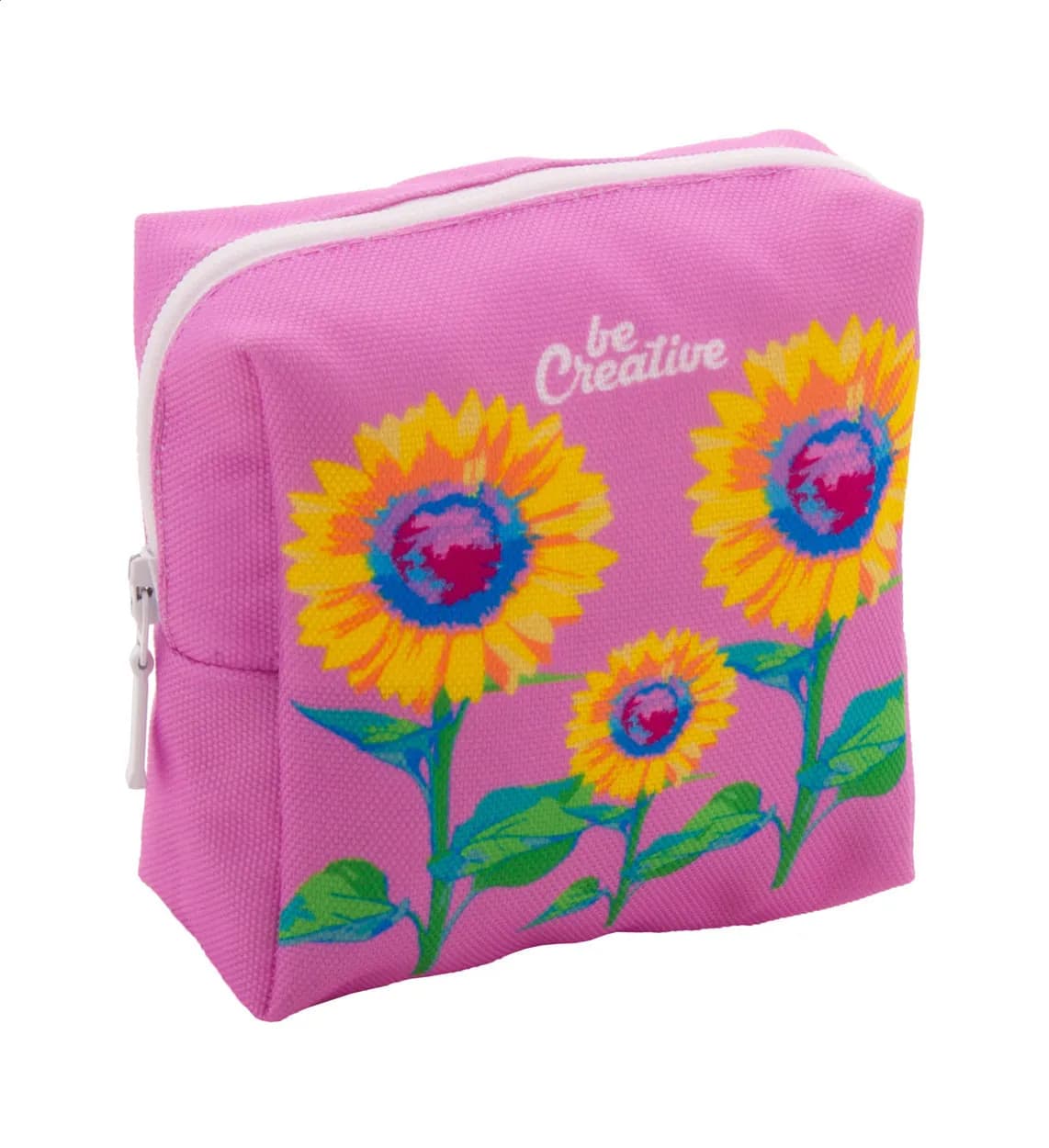 Individuelle Kosmetiktasche - CreaBeauty Square S - weiß (-01)