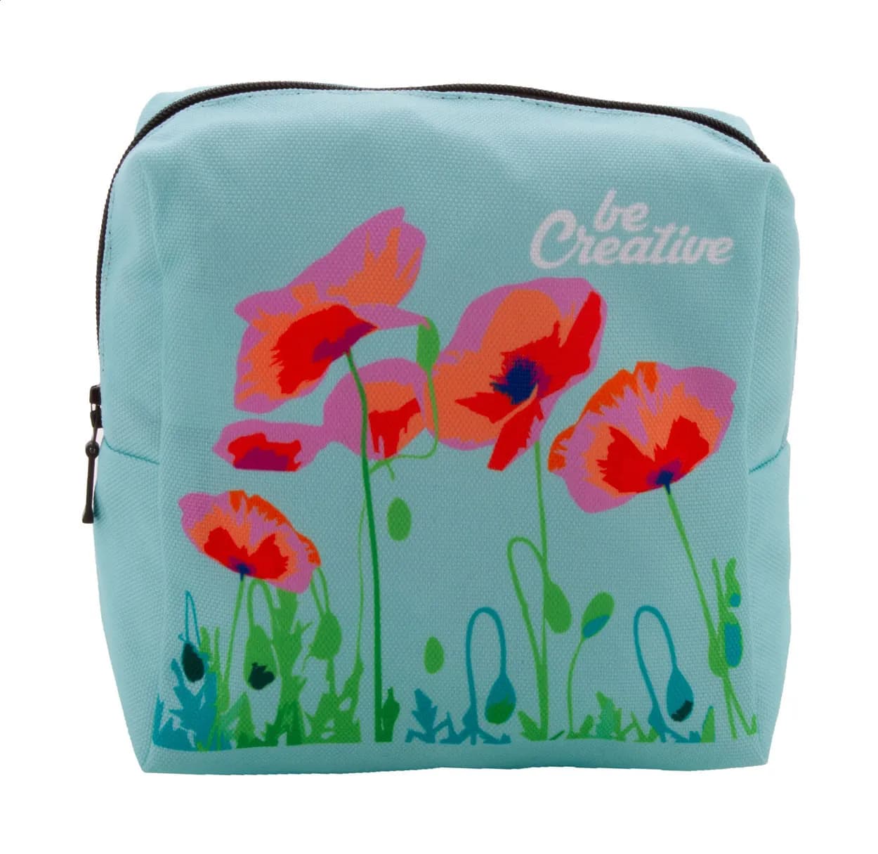 Individuelle Kosmetiktasche - CreaBeauty Square M - schwarz (-10)