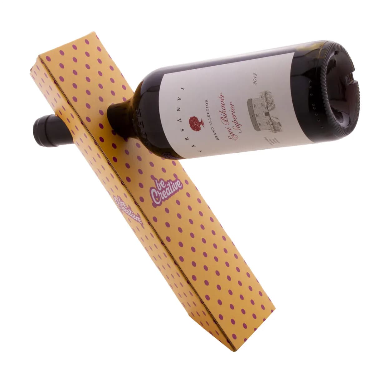 Individueller Weinflaschenhalter - Winofloat - weiß