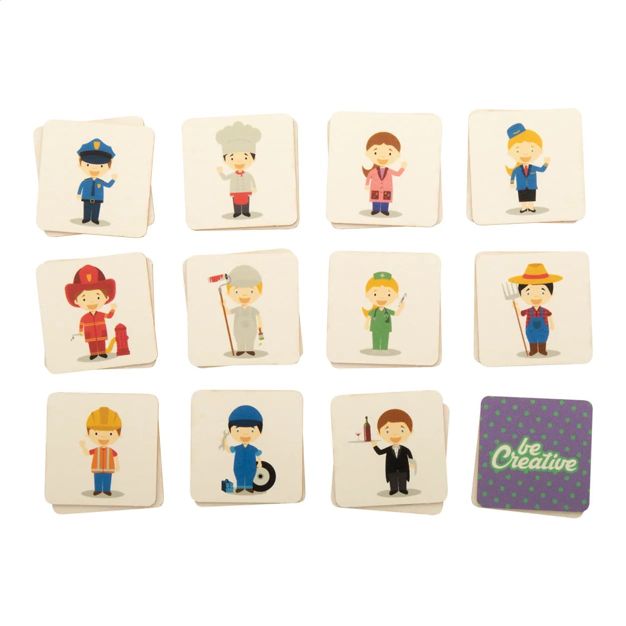 Individuelles Memory-Spiel - Peppermor - natur (-B)